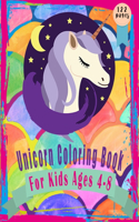 Unicorn Coloring Book for Kids Ages 4-8