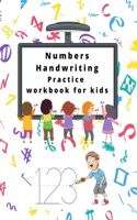 Numbers Handwriting Practice Workbook for kids