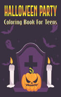 Halloween Party Coloring Book