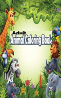 Adult Animal Coloring Book