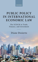 Public Policy in International Economic Law