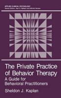 Private Practice of Behavior Therapy