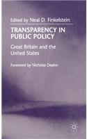 Transparency in Public Policy: Great Britain and the United States