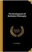 The Development Of Berkeleys Philosophy