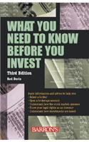 What You Need to Know Before You Invest