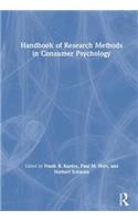 Handbook of Research Methods in Consumer Psychology