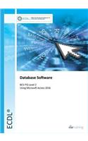 ECDL Database Software Using Access 2016 (BCS ITQ Level 2)