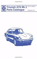 Triumph GT6 MK 3 Spare Parts Catalogue