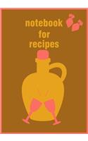 notebook for recipes