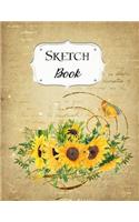 Sketch Book: Sunflower Sketchbook Scetchpad for Drawing or Doodling Notebook Pad for Creative Artists #5