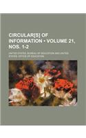Circular[s] of Information (Volume 21, Nos. 1-2): (English)