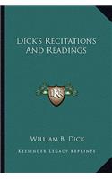 Dick's Recitations and Readings