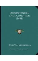 Ordonnantien Ende Conditien (1688)