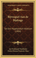 Bijvoegsel Aan de Bijdrage