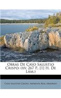 Obras De Cayo Salustio Crispo