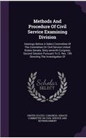 Methods and Procedure of Civil Service Examining Division