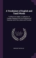 A Vocabulary of English and Tamil Words