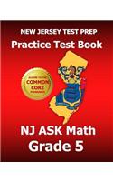 New Jersey Test Prep Practice Test Book NJ Ask Math Grade 5: Common Core Edition: Common Core Edition