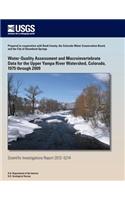 Water-Quality Assessment and Macroinvertebrate Data for the Upper Yampa River Watershed, Colorado, 1975 through 2009