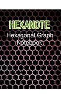 HEXANOTE Hexagonal Graph Notebook: Organic Chemistry: 150 pages 8.5 x 11 hexagonal graph paper notebook for drawing organic chemistry structures & Biochemistry