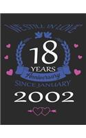 We still in love 18 years Anniversary since January 2002