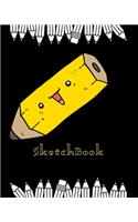 Sketchbook: Notebook Winter/snow/ cheerful pencil/Sketchbook Winter/ Notebook Journal Winter Workbook Diary / Christmas Notebook/ Gift /Composition Blank 8x10 1