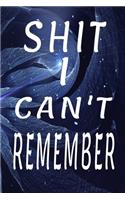 Shit I Can't Remember