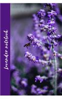 Lavender notebook