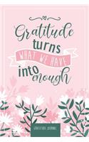 Gratitude Journal: Practice gratitude and Daily Reflection - Happy Planner 1 Year/ 52 Weeks of Mindful Thankfulness with Gratitude and Motivational quotes