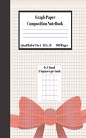 Graph Composition Notebook 4 Squares per inch 4x4 Quad Ruled 4 to 1 / 8.5 x 11 inch 100 Sheets: Cute Funny Gift Notepad / Grid Squared Paper Back To School Gift Notebook For Math Teens Science Adults Students Programmers note taking and formula