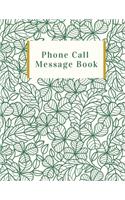 Phone Call Message Book
