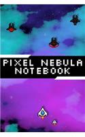 Pixel Nebula Notebook: Graph Paper Notebook for Gamers - Video Game Art Grid Notebook - 6x9inch 120 pages