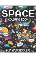 Space Coloring Book for Preschoolers