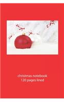 christmas notebook 120 pages lined: christmas notebook lined christmas diary christmas booklet christmas recipe book notebook ruled christmas journal 120 pages 6x9 inches ca. DIN A5