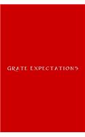 Grate Expectations Notebook: Lined Journal, 120 Pages, 6 x 9, Work Secret Santa Gift, Red Matte Finish (Grate Expectations Journal)