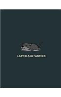 Lazy black panther