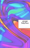 2019 - 2020 Weekly Planner: Purple Blue Yellow Holographic Marble Pattern Cover January 2019 - December 2019 Plan Weeks, Set Goals & Get Things Done Datebook Calendar Schedule