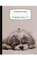 Dog Composition Notebook, Blank Sketch Paper: Sketchbook Drawing Art Paper, 200 Pages, 7.44 X 9.69