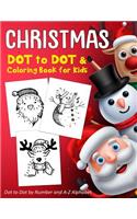 Christmas Dot to Dot & Coloring Book for Kids