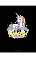 8th Grade Rocks!: Unruled Composition Book(1500 Unruled Composition Book)