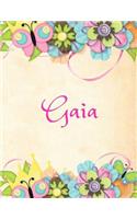Gaia: Personalized Name Journal Composition Notebook