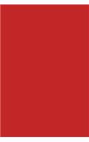 Red 101 - Blank Notebook With Color Me Too! Rose Vines - 6x9: 101 Pages, 6 x 9 Journal, Soft Cover(1 Color Me Too! Series - Red)