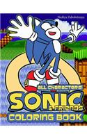 Sonic & Friends Coloring Book: All Classic Sonic Characters!(1 Sonic)