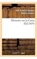 Mémoire Sur La Corse