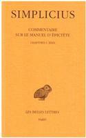 Simplicius, Commentaire Sur Le Manuel d'Epictete