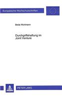 Durchgriffshaftung Im Joint Venture