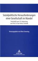 Sozialpolitische Herausforderungen Einer Gesellschaft Im Wandel