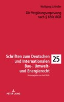 Die Verguetungsanpassung nach § 650c BGB