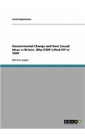 Governmental Change and New Causal Ideas in Britain. Why ESDP Lifted Off in 1999