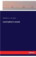 Lord Lytton's novels